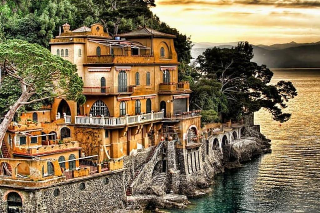 Portofino - Appartamento Vista Mare - Rooftop Terrazzo - In Centro Citta - Free Wifi Rapallo Kültér fotó