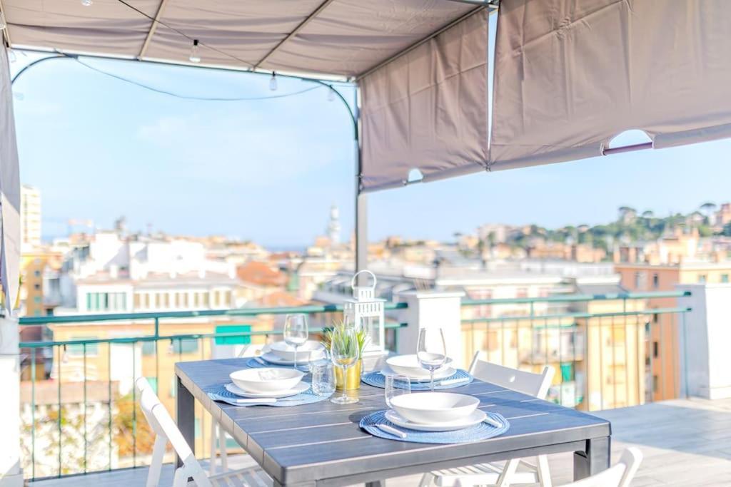Portofino - Appartamento Vista Mare - Rooftop Terrazzo - In Centro Citta - Free Wifi Rapallo Kültér fotó