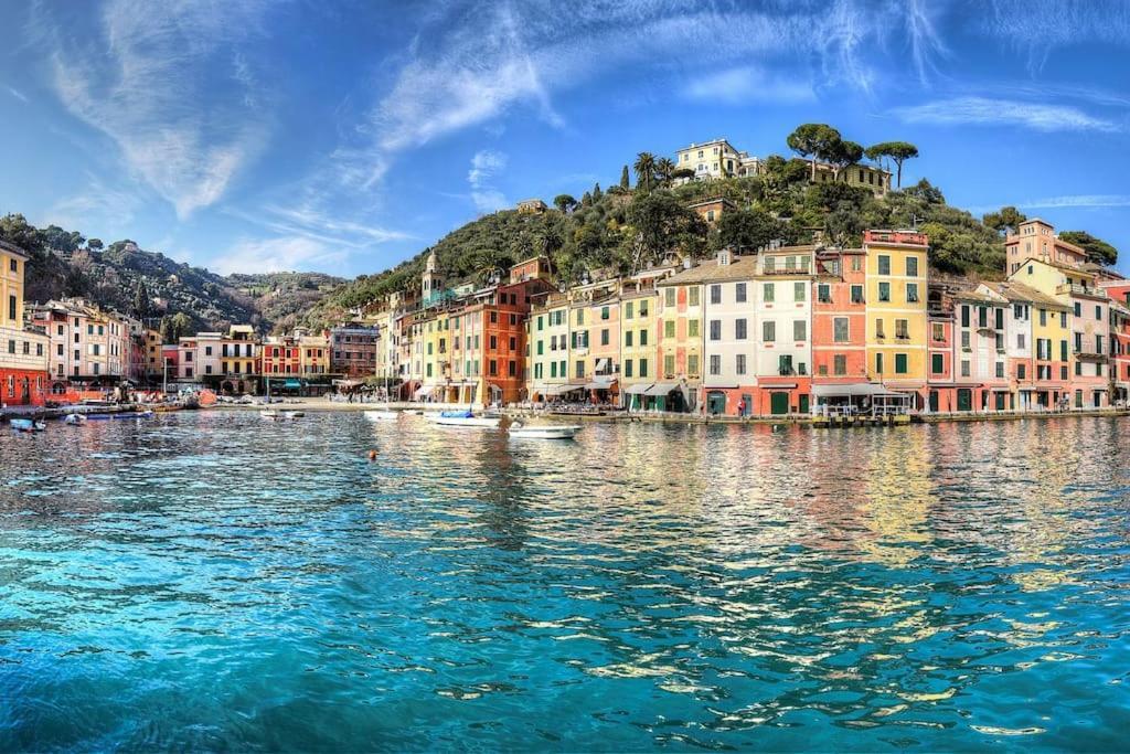 Portofino - Appartamento Vista Mare - Rooftop Terrazzo - In Centro Citta - Free Wifi Rapallo Kültér fotó