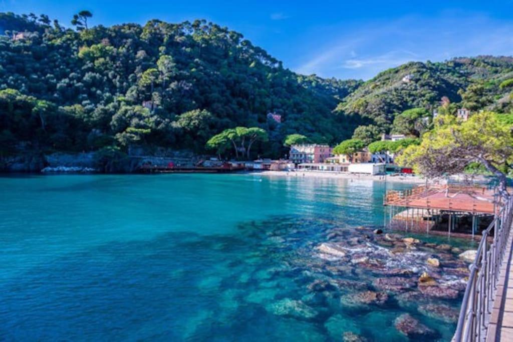 Portofino - Appartamento Vista Mare - Rooftop Terrazzo - In Centro Citta - Free Wifi Rapallo Kültér fotó
